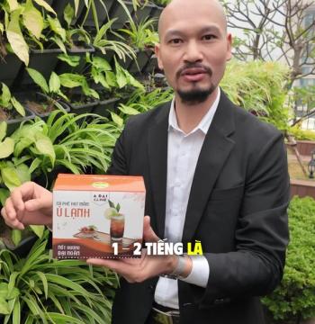 Cà Phê Hạt Mầm Ủ Lạnh A Đại - Hộp Túi Lọc 8 gói (160g) - Tặng 1 Gói Bánh Biscoff (37.5g)
